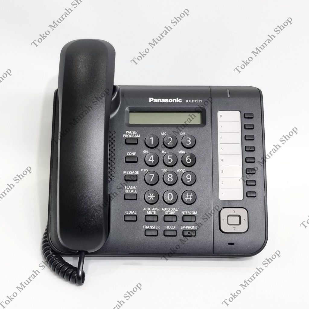 Telepon Kabel Panasonic KX-DT521 Key Phone PABX KX-DT521 Black