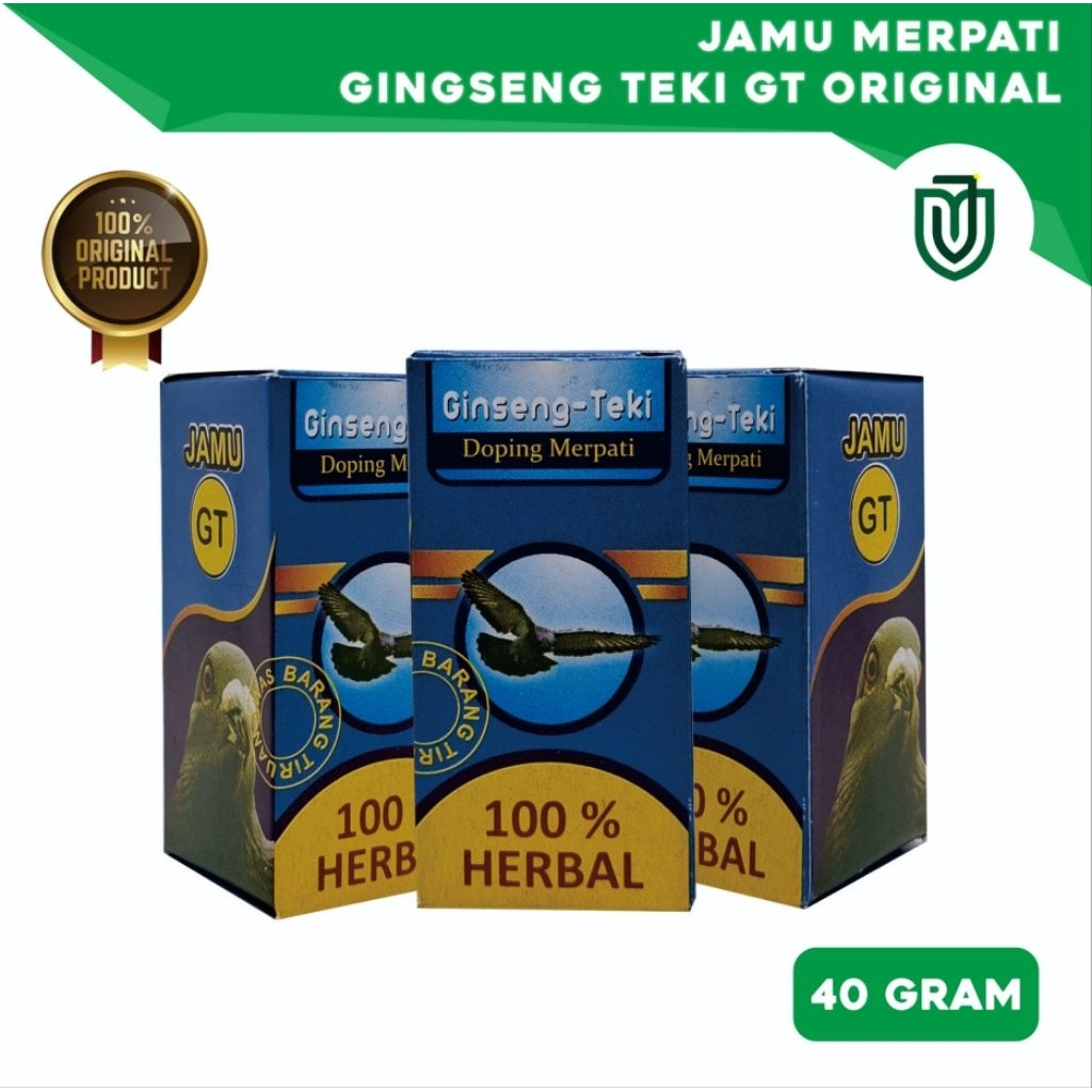 GINGSENG TEKI Doping Merpati Jamu Vitamin Obat Burung Merpati Balap Kolong Giring Keras GT
