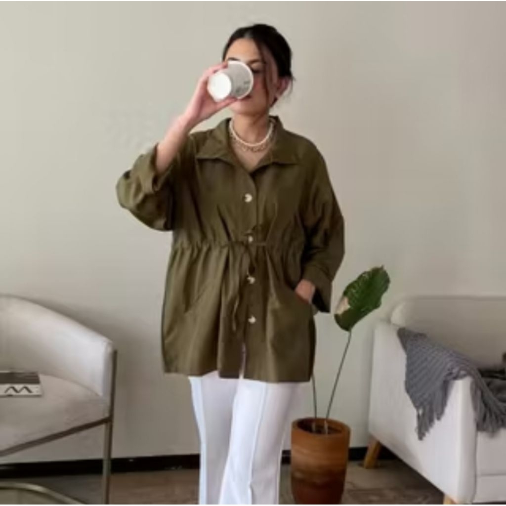 Preloved Parka Outer ARMY Fashiontoday