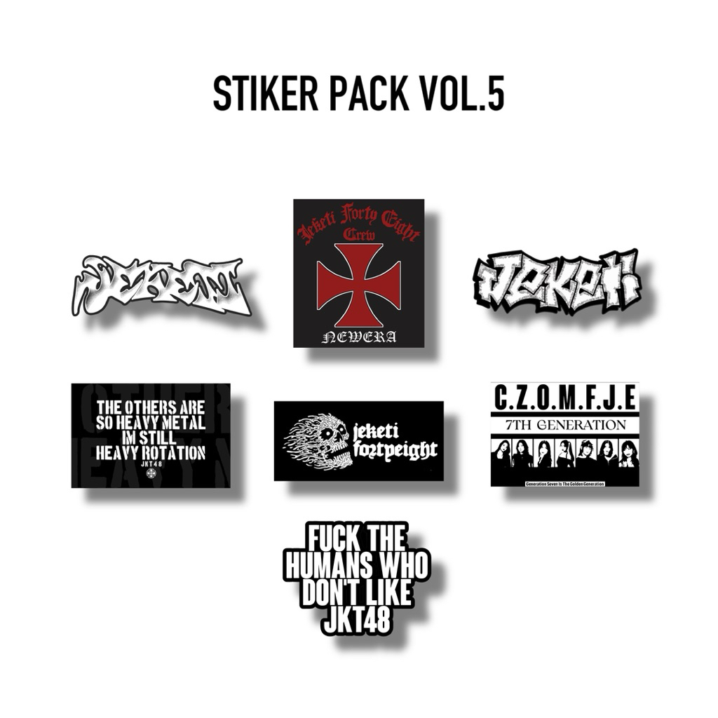 

Stiker pack jeketi vol.5 isi 7pcs
