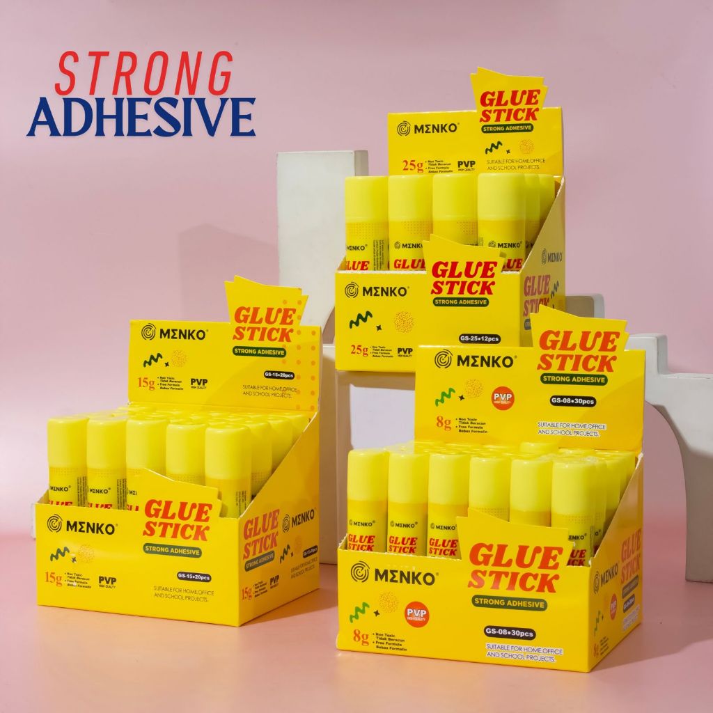 

[ PAK ] MENKO Glue Stick / Lem Stick / Lem Batangan Stick 8gr 15gr 25gr