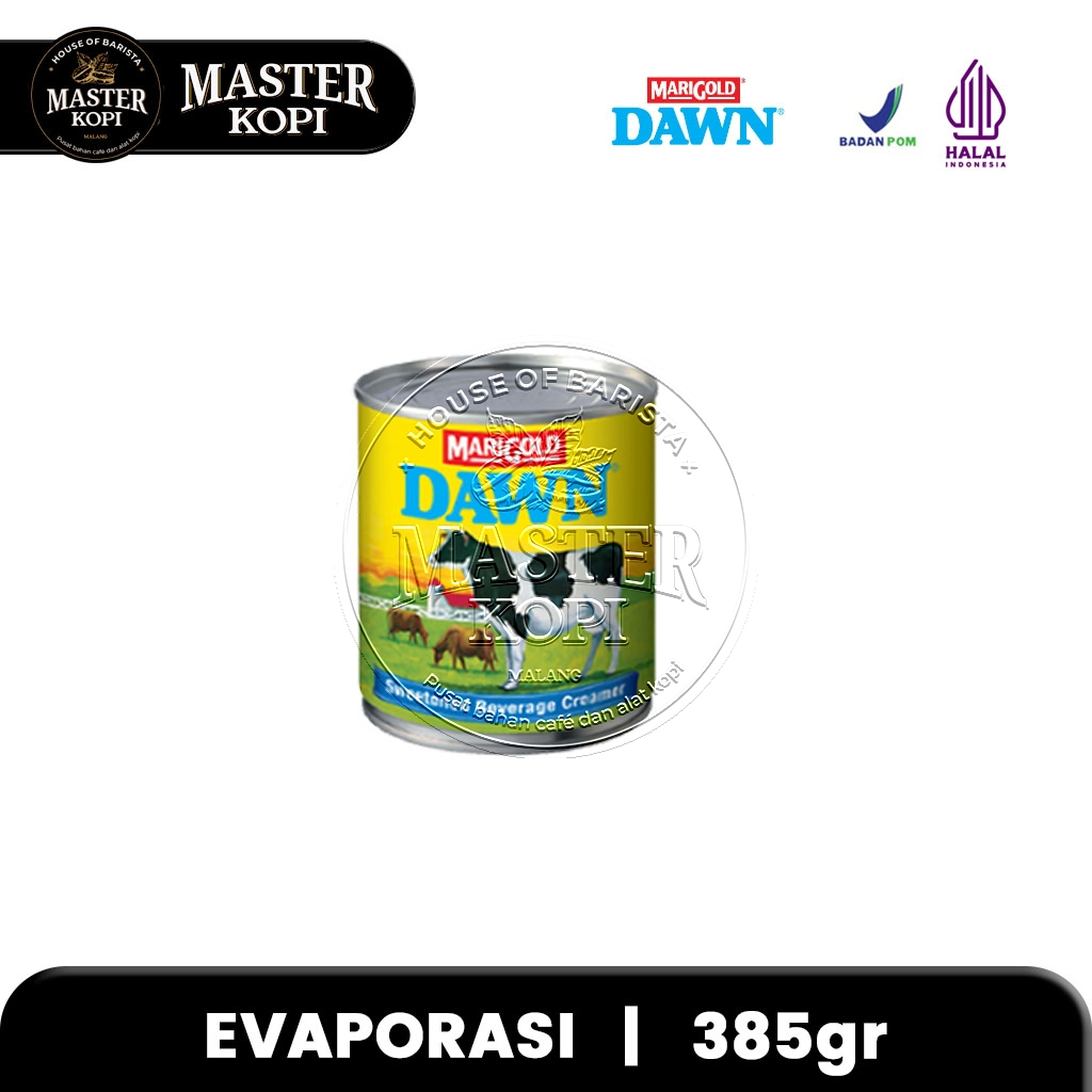 

Evaporasi DAWN marigold Krimer Susu Evaporated Creamer (Kaleng 385gr)