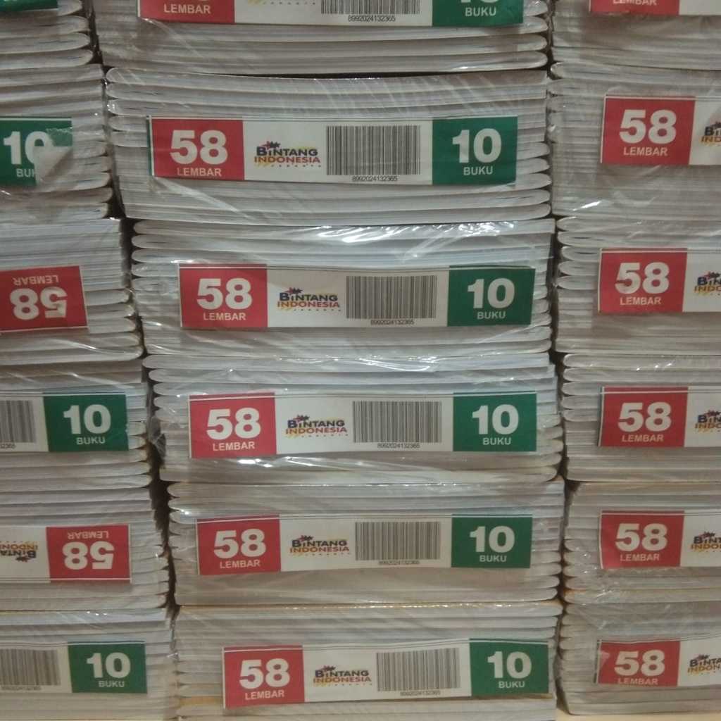 

Buku Tulis [10pcs] Kraft 58 Lembar 1Pack