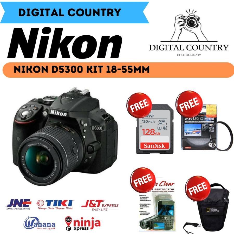 NIKON D5300 KIT 18-55MM / KAMERA NIKON D5300 KIT 18-55MM / NIKON D5300