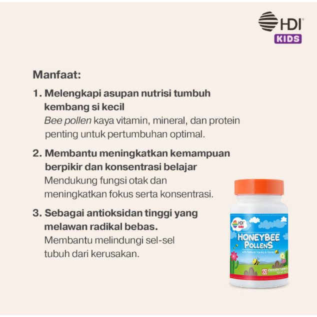 Vitamin Anak Honeybee PollenS Original