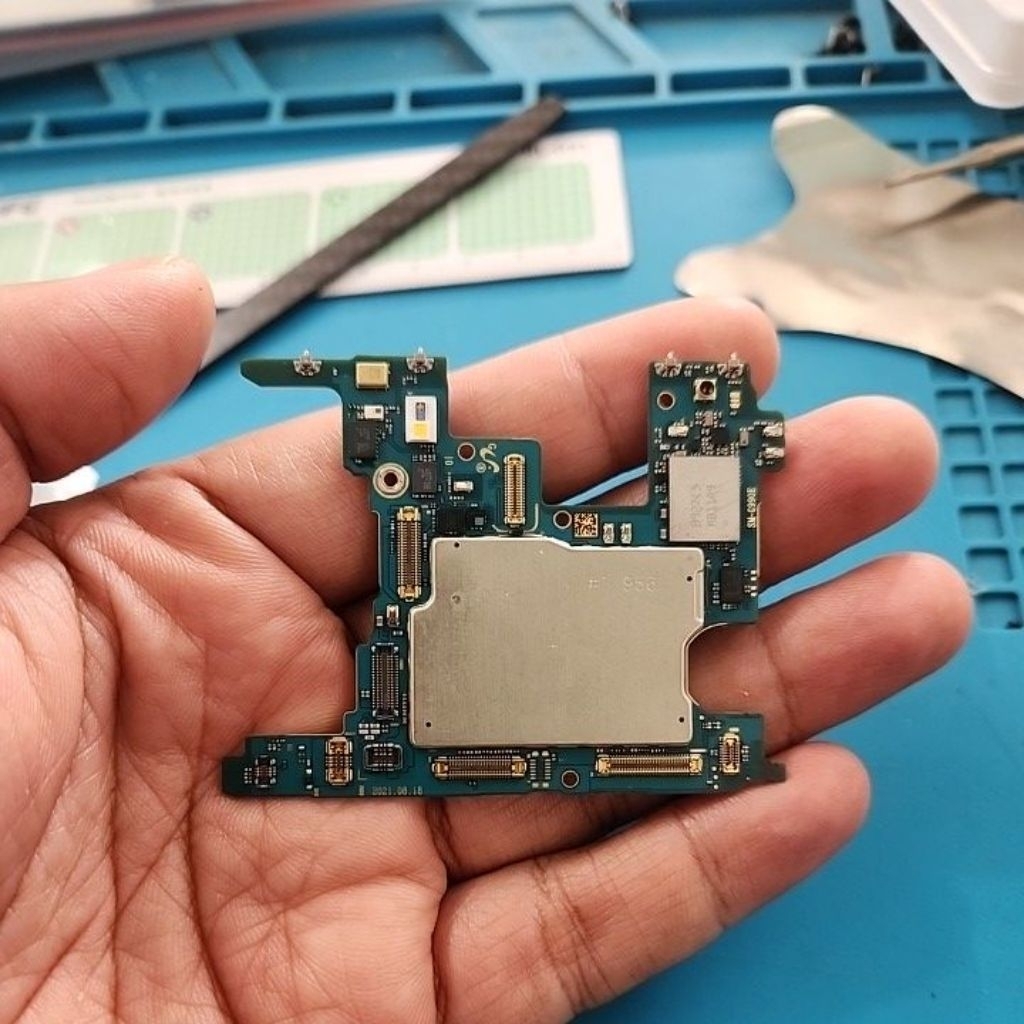 Mainboard/Mesin Samsung S21 Fe 8/256 Normal + Sensor Sidik Jari