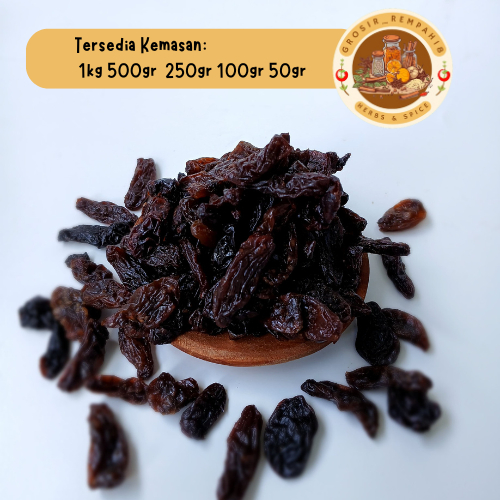 

Dark Raisin / Kismis Hitam / black raisin
