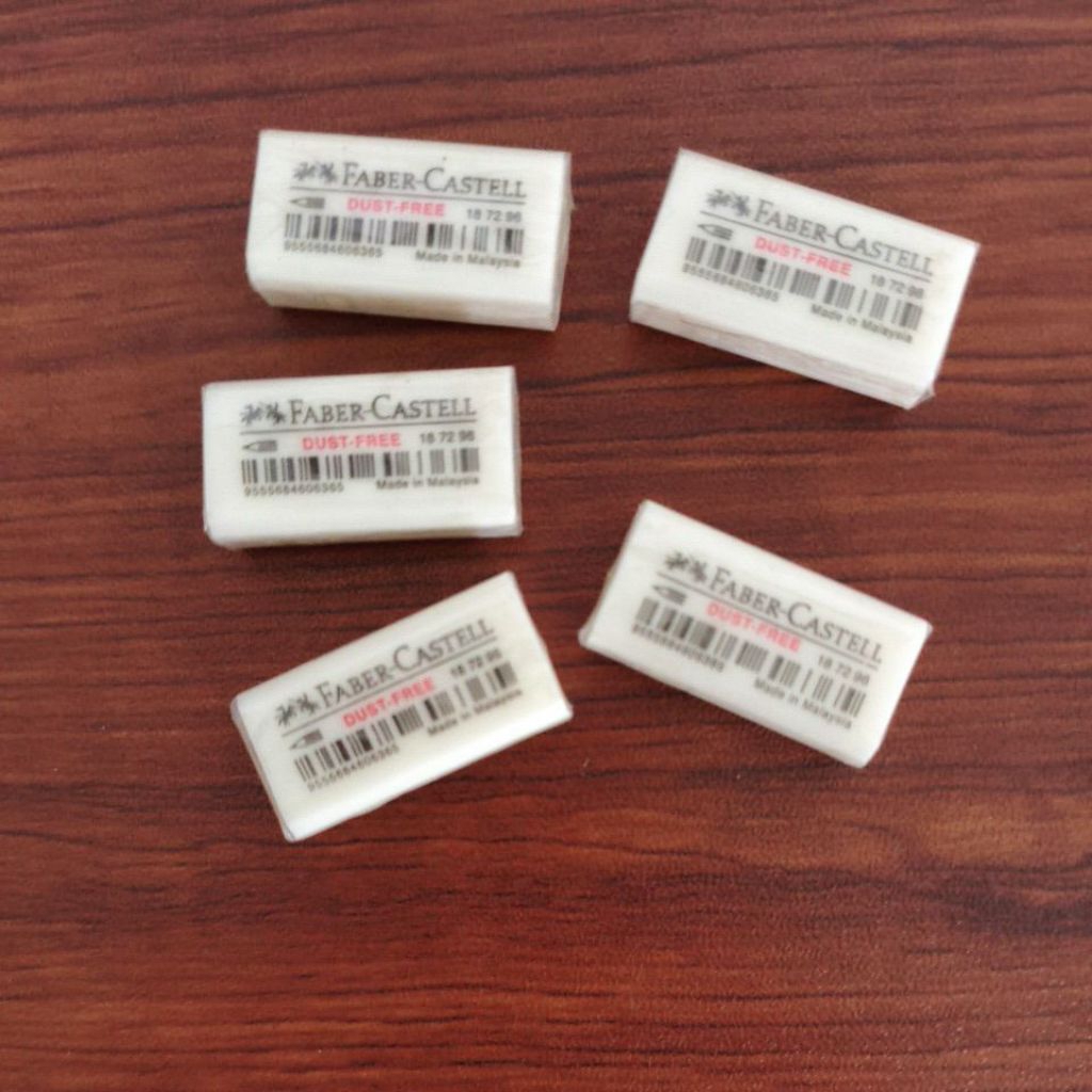 

PENGHAPUS / ERASER FABER CASTELL 18 72 96, PUTIH, KECIL