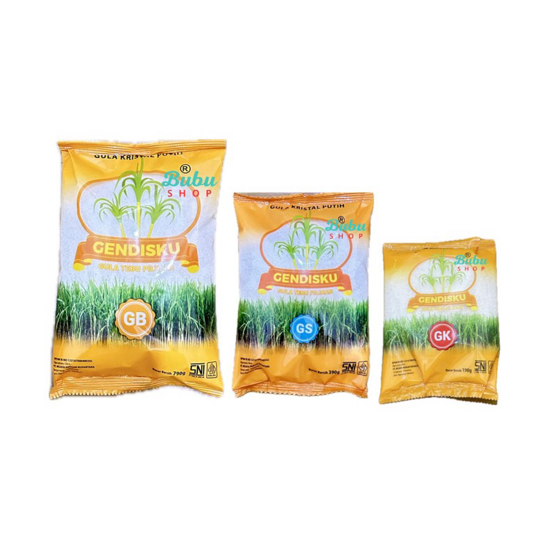 

Gula Gendisku / Gula Tebu / Gula Putih 390gr, 790gr / Gula Pasir Gendisku Kemasan 390gr dan 790gr