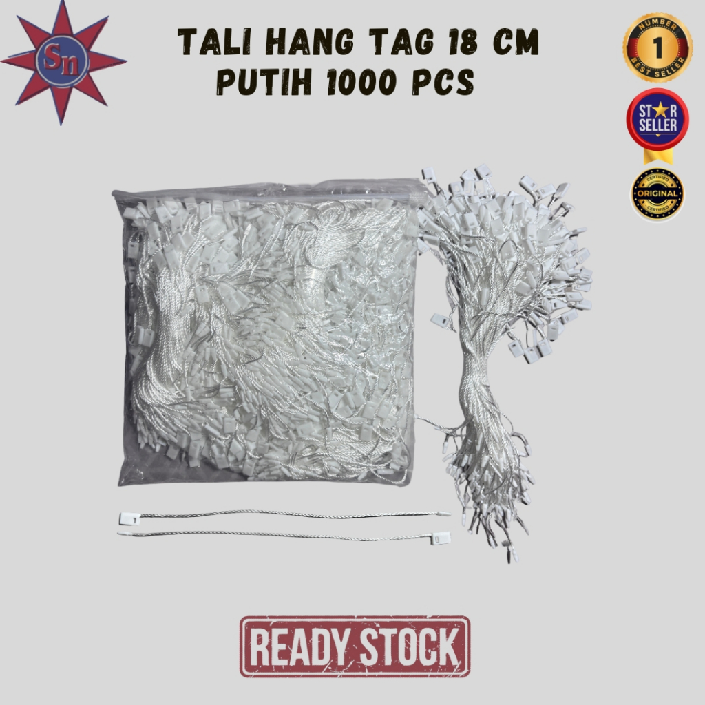 

Tali Hang Tag Putih 18 Cm - 1000 Pcs Premium Product