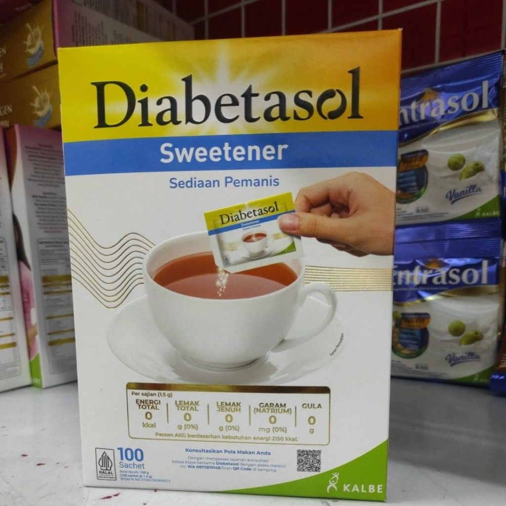

DIABETASOL SWEETENER 100'S