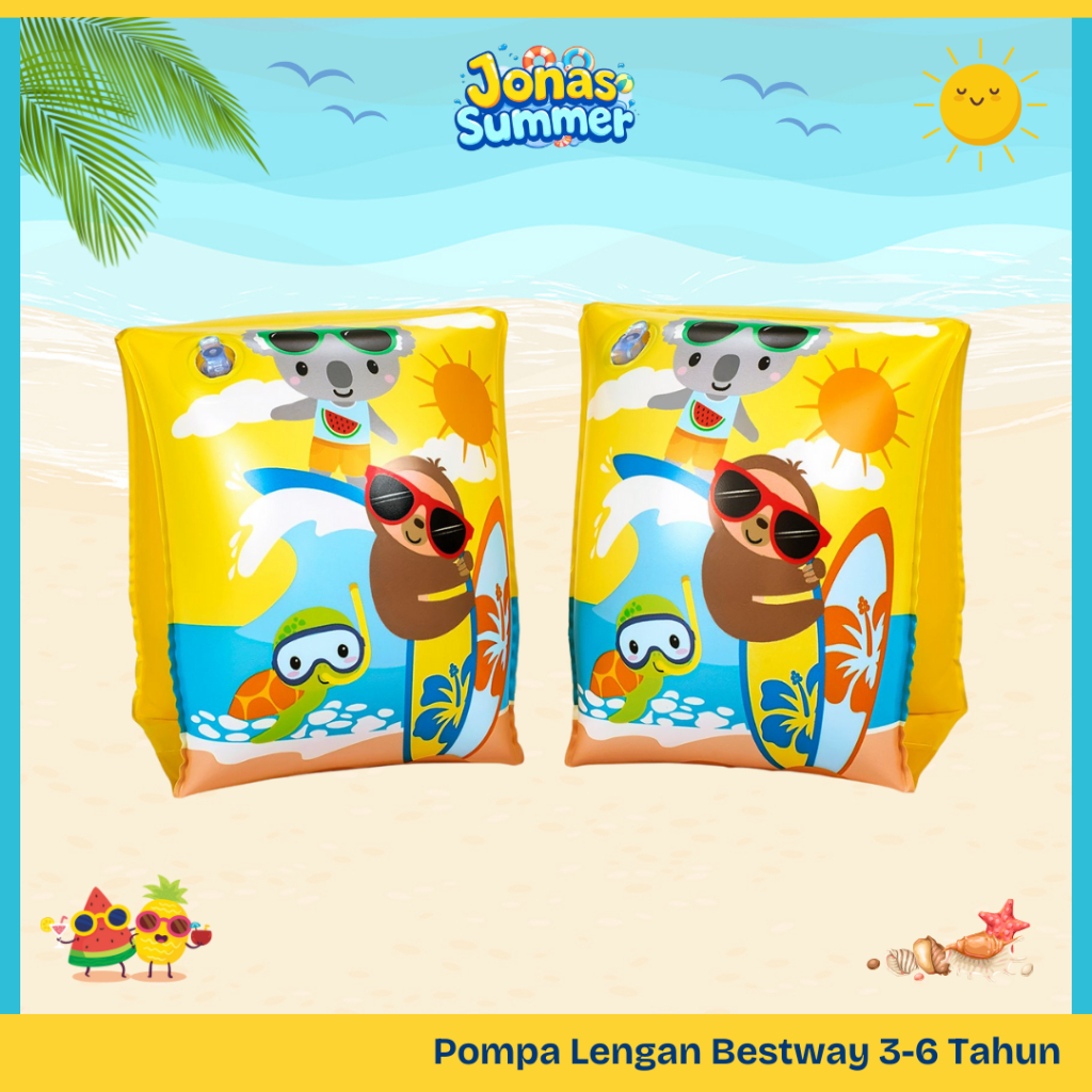 Pelampung Renang Anak Ban Lengan/ Tangan Berenang Anak Bestway 3 4 5 6 Tahun