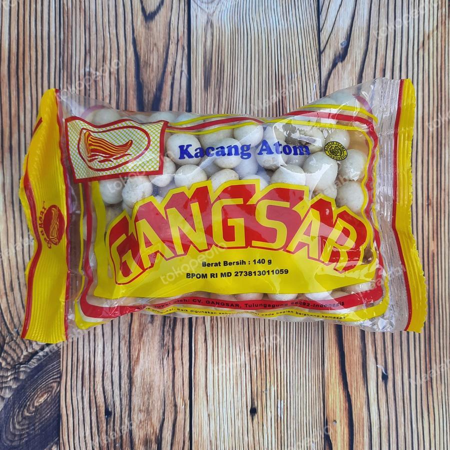 

kacang atom gangsar gurih dan renyah