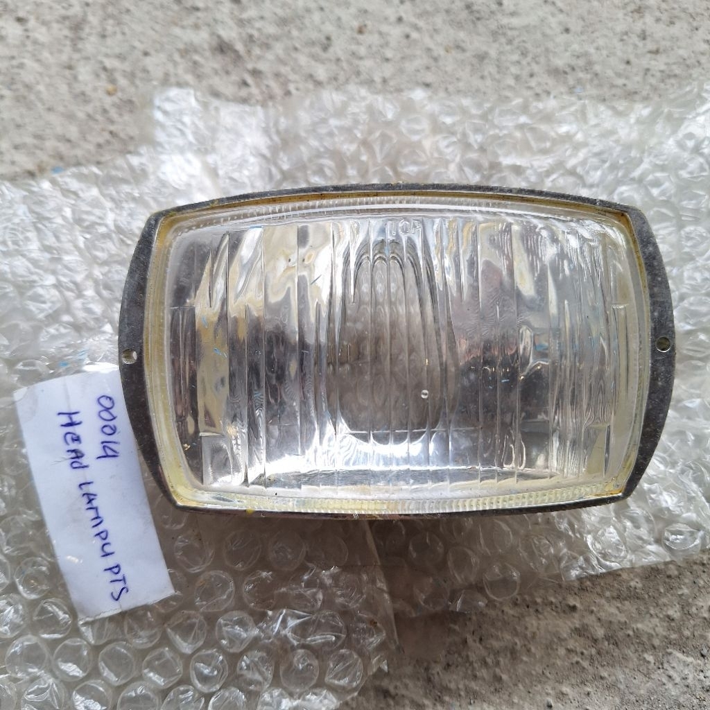 Head Lamp/ Lampu Depan Vespa Pts Baru Stok Lama