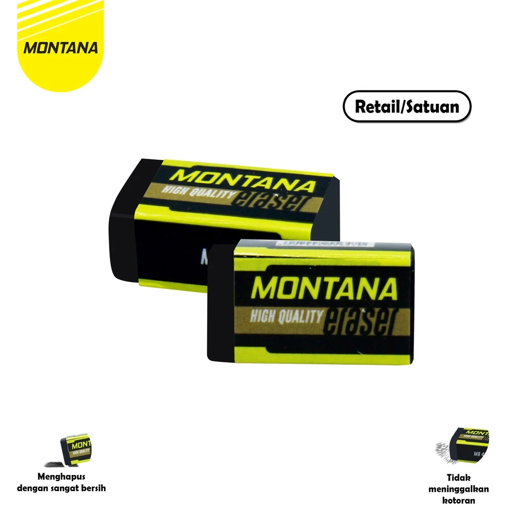

MONTANA Penghapus Pensil High Quality 28 x 14 x 11 mm