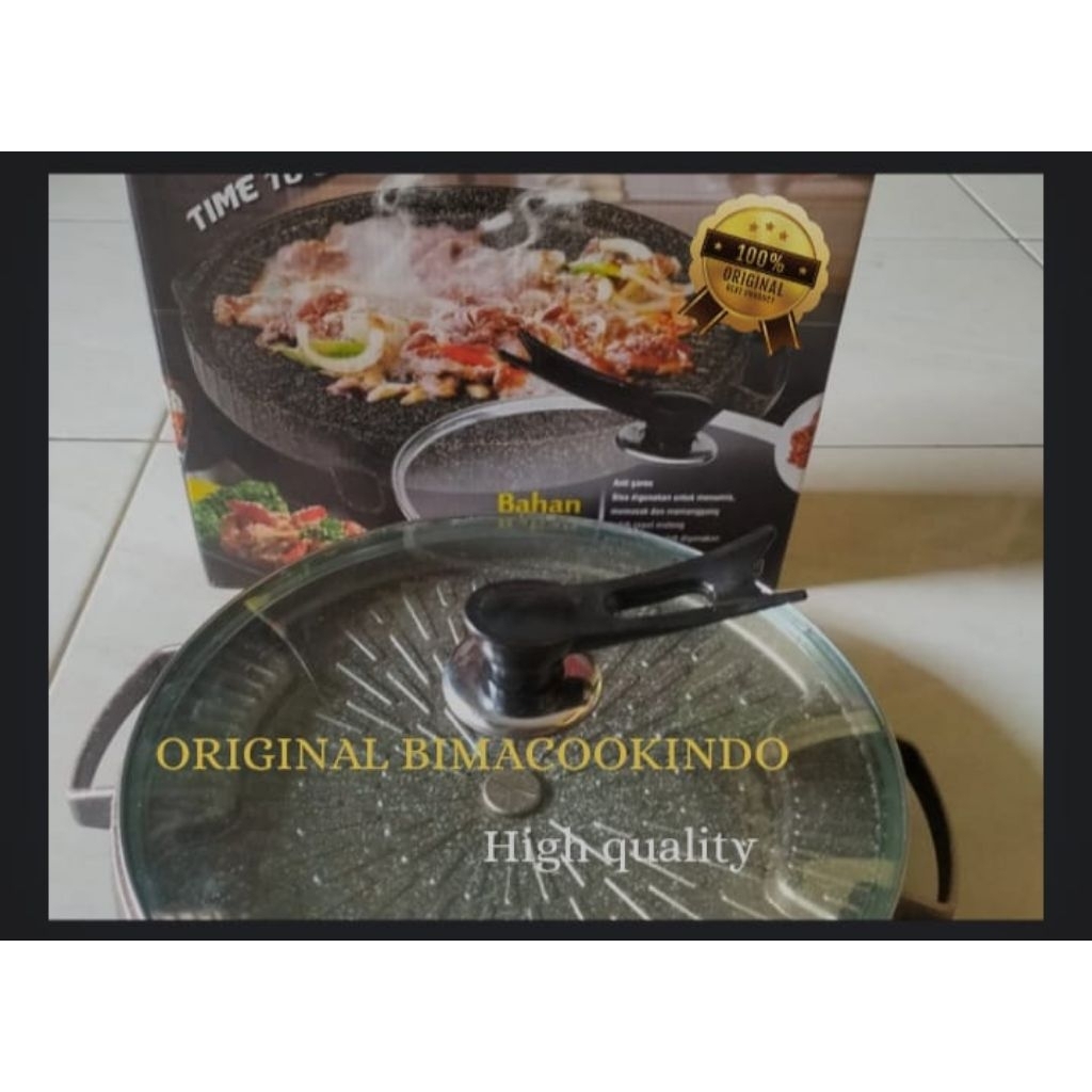 Bulgogi bima cookindo 32cm non kolesterol dg tutup kaca