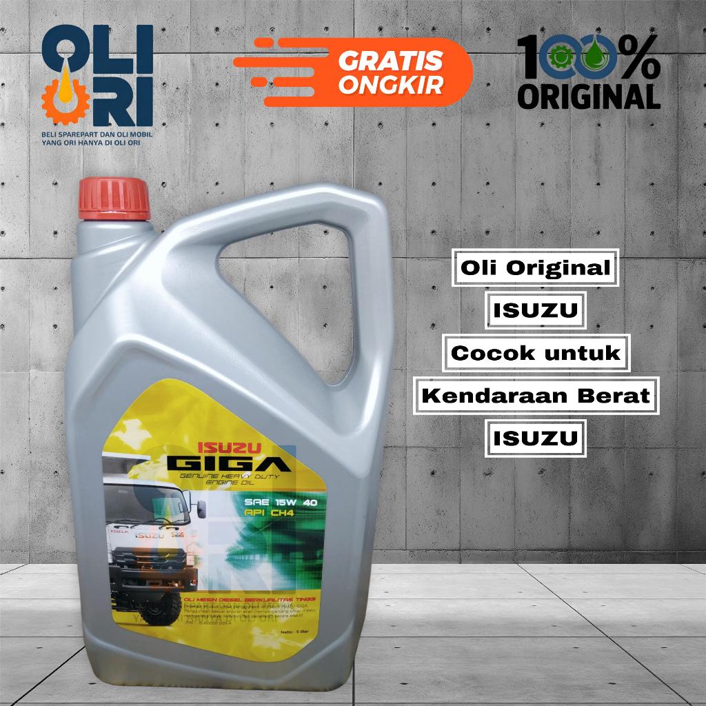 Oli Mesin Diesel ISUZU GIGA 15W-40 5Liter Original