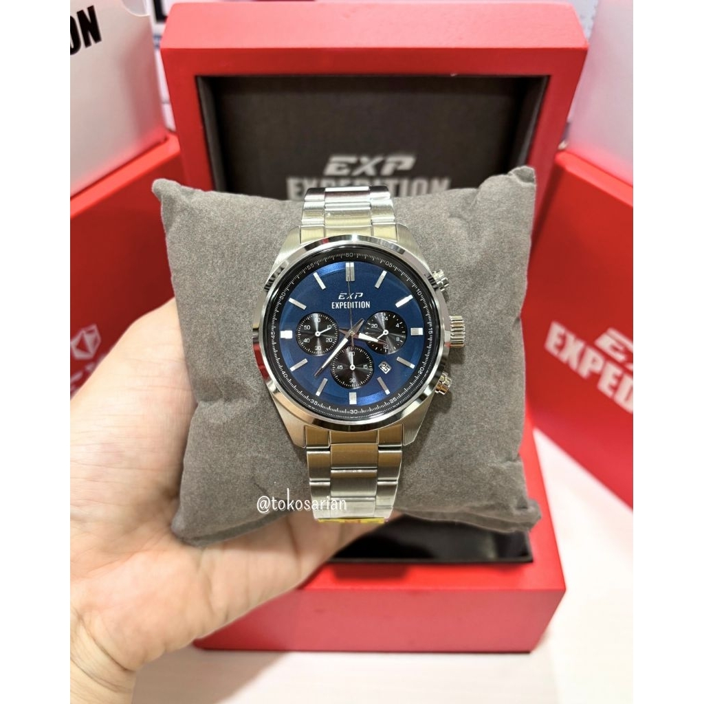 Expedition E6867M Original Bergaransi Jam Tangan Rantai Pria
