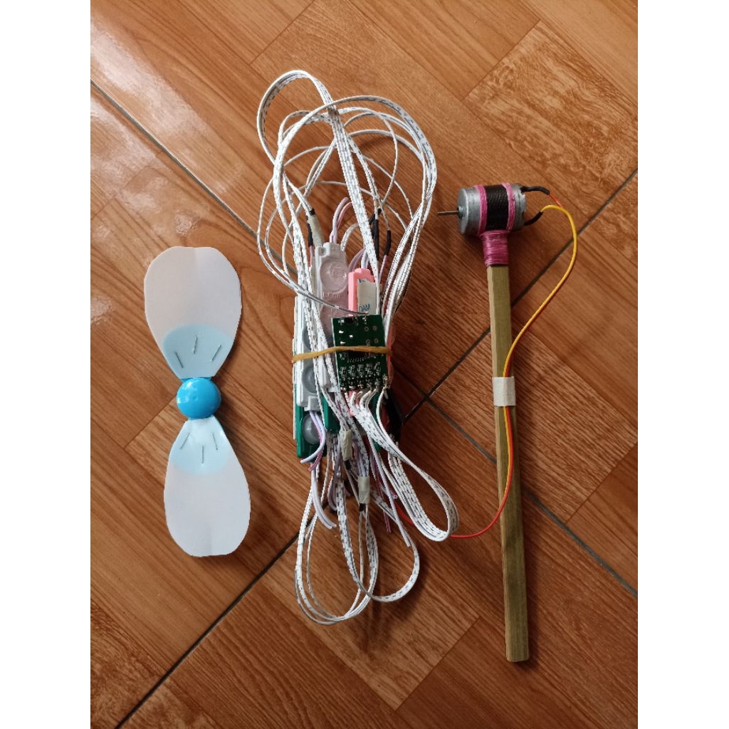 Paket 20 lampu layangan siap pasang (dinamo+modul+kipas+lampu)