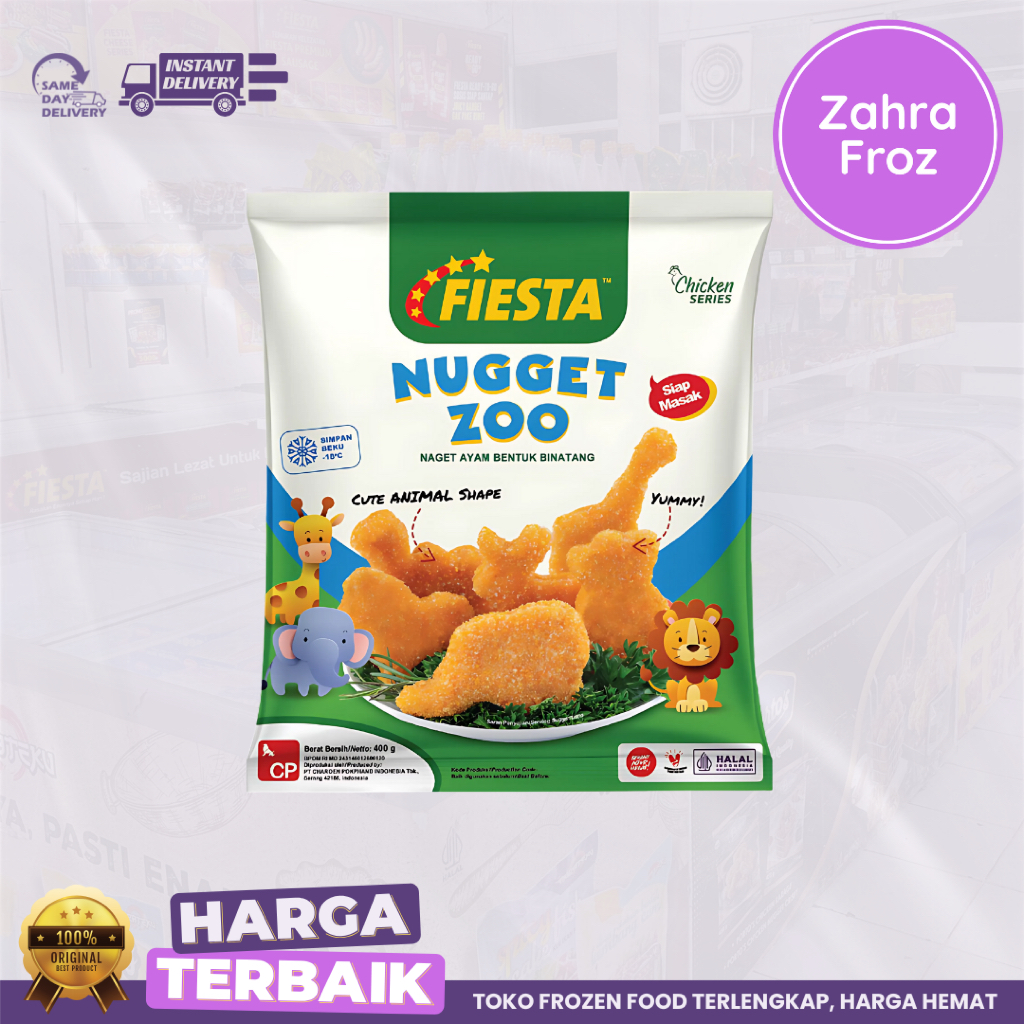 

FIESTA NUGGET ZOO || NAGET AYAM 400 GR