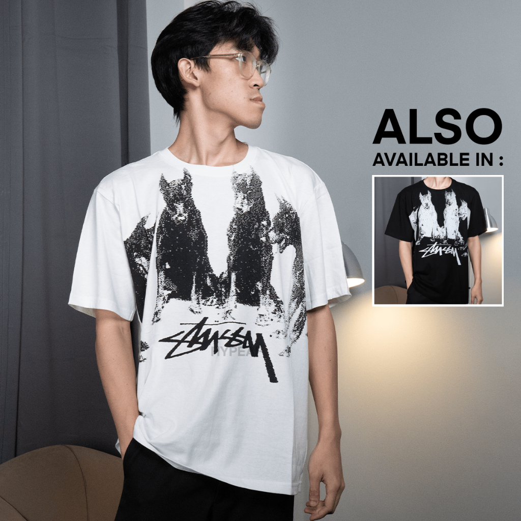 STUSSY Dobermans Tshirt Tee Authentic / Baju Kaos STUSSY Original