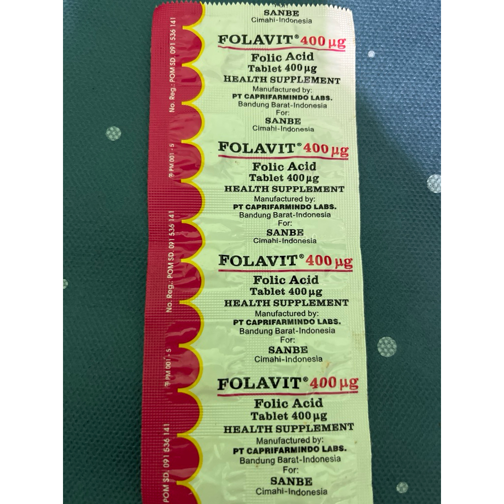 folavit 400mg strip