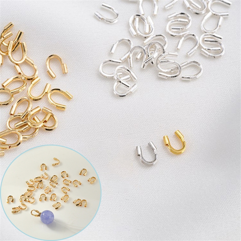 Kawat Berbentuk u Gesper Emas/Ekor Perak Diy Aksesoris Perhiasan Buatan Tangan