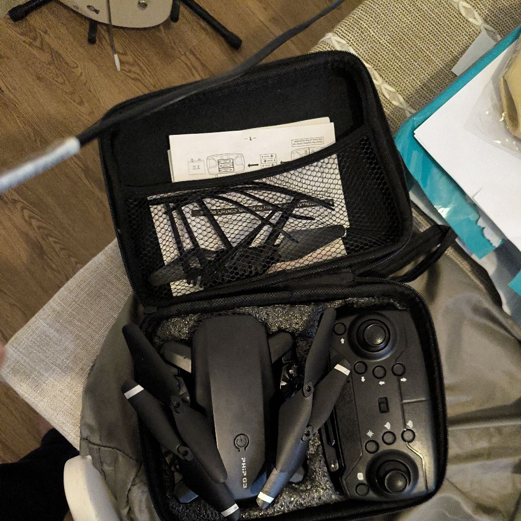 Drone PHIP G3 unit plus remote tanpa baterai seken buat part