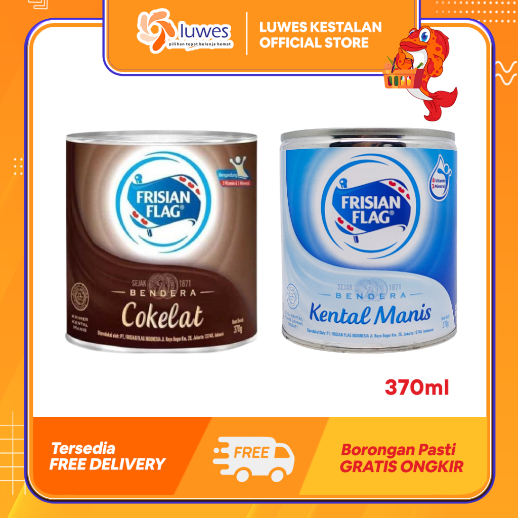 

Frisian Flag Bemdera Susu Kental Manis 370ml All Varian Mengandung Zat Gizi Makro & Vitamin