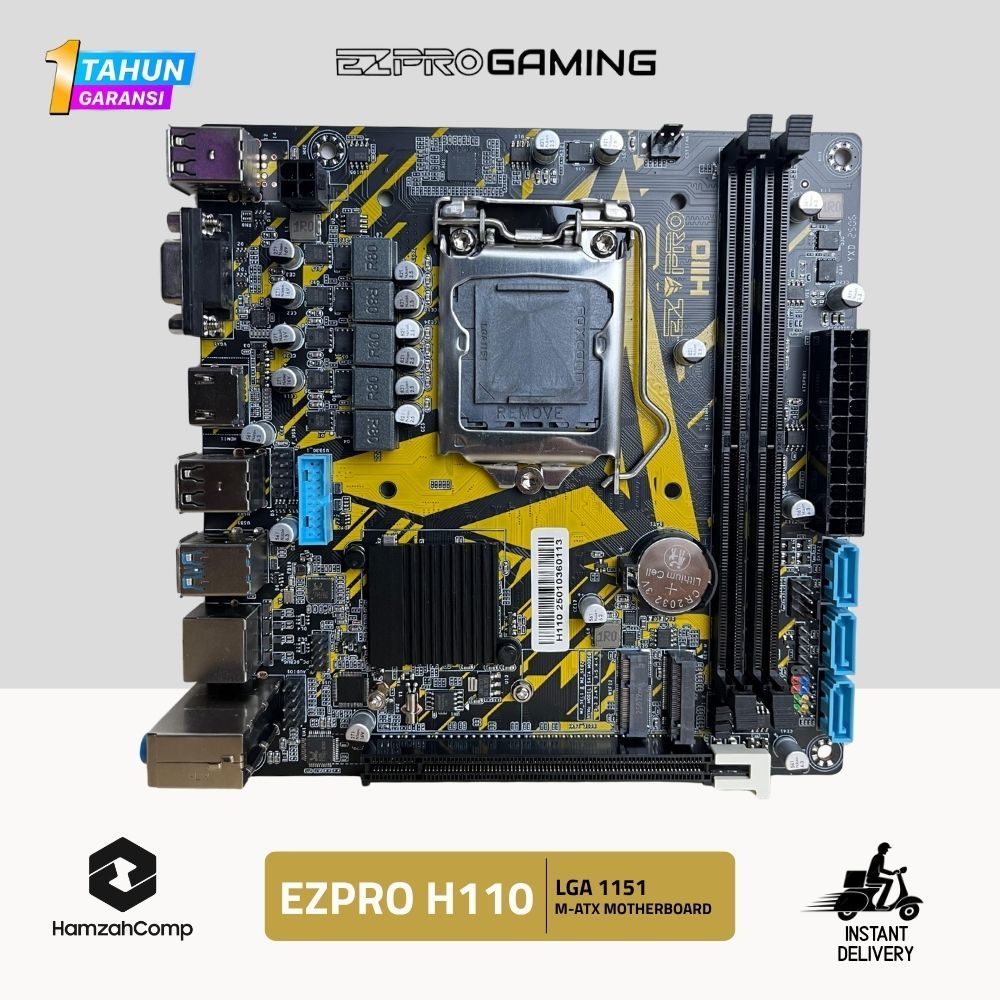 Motherboard H110 NVME Socket LGA 1151 MATX Motherboard Ezpro
