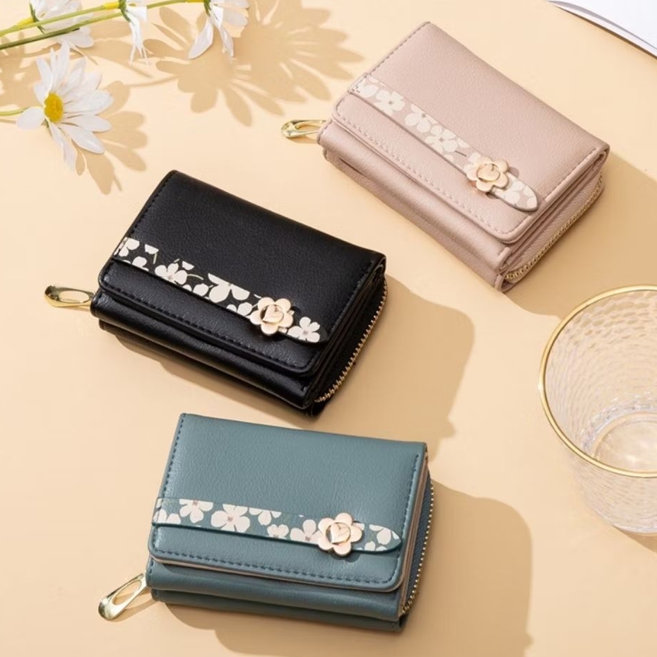 DOMPET WANITA - PRETTYZYS - HANA WALLET - DOMPET KARTU - DOMPET IMPORT