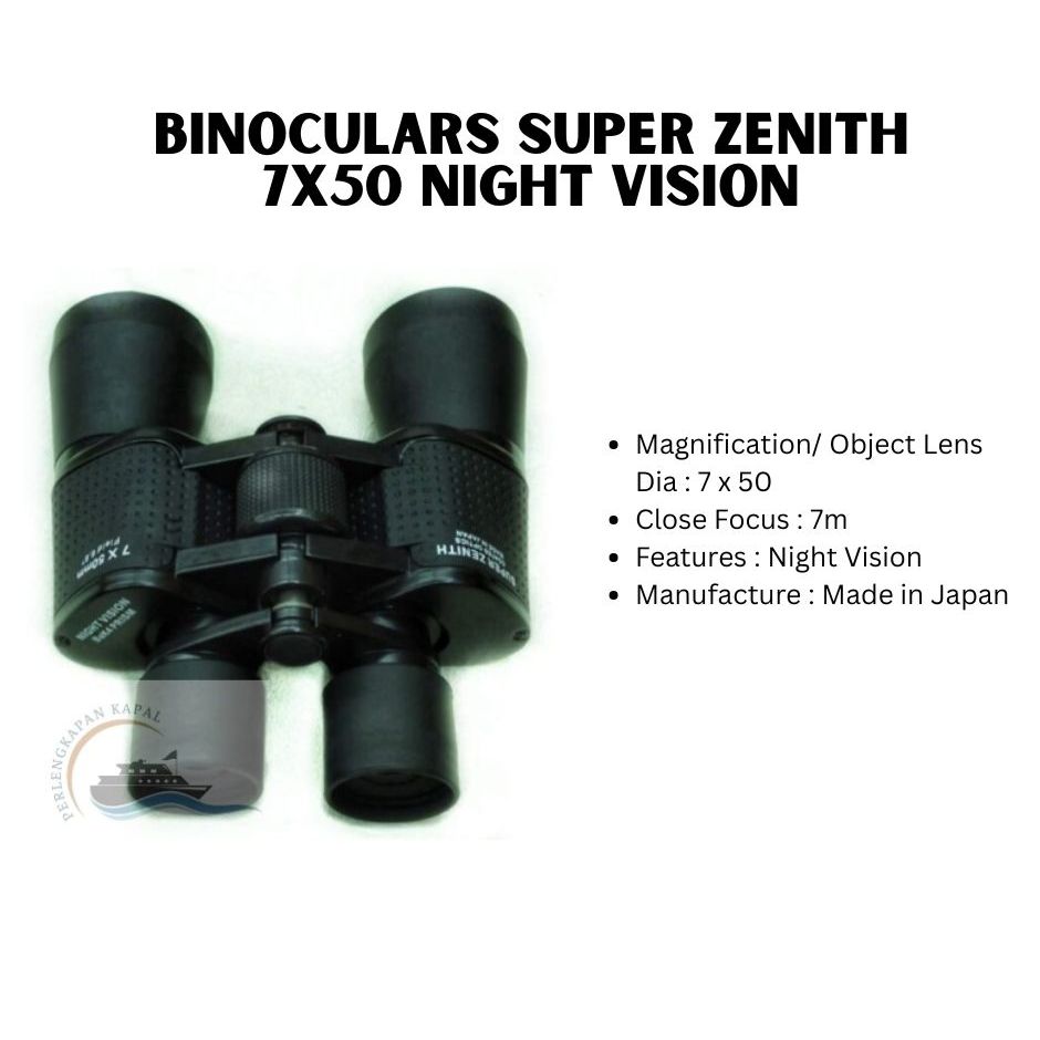 Teropong Binocular Super Zenith Night Vision 7x50/ Kekeran Kapal / Binocular Jepang Japan 7x50 Night