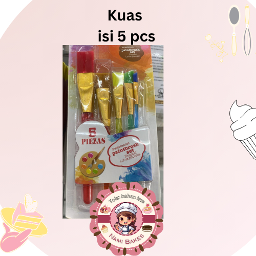 

Kuas isi 5 pcs Pengoles Roti Sedang Besar tahan lama
