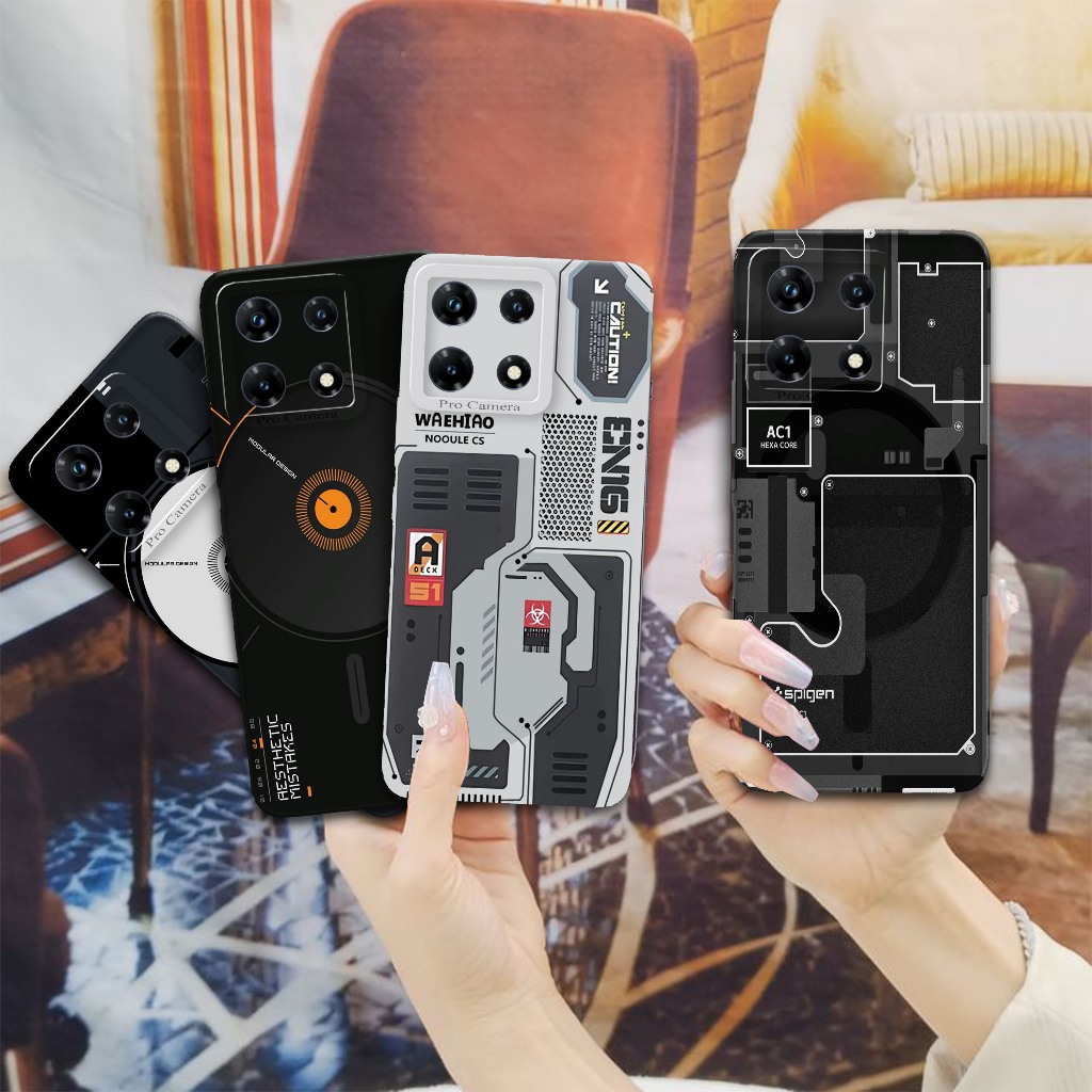 Softcase Pro Camera Untuk Infinix Note 30 Pro - Softcase Gambar Chip ( M3sin ) Unlimited  - Pelindun