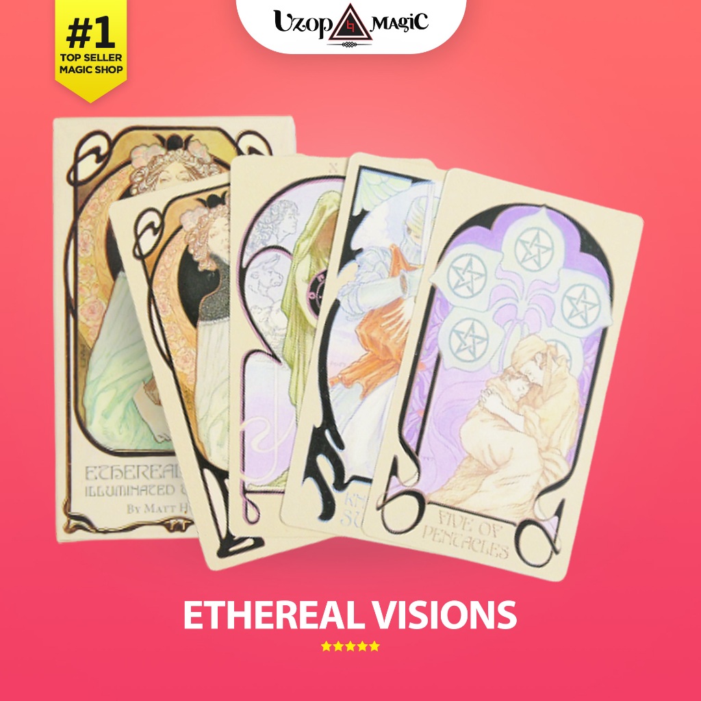 Kartu Tarot Ethereal Visions Tarot Reading - Uzop Magic Shop