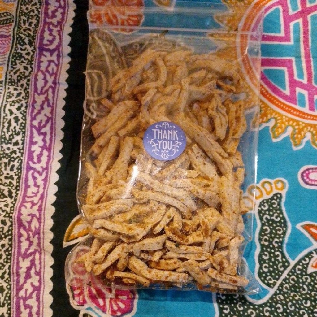 

Basreng pedas daun jeruk