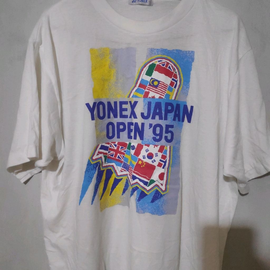 Kaos Yonex Japan Open 95 vintage size L (Made in Japan)