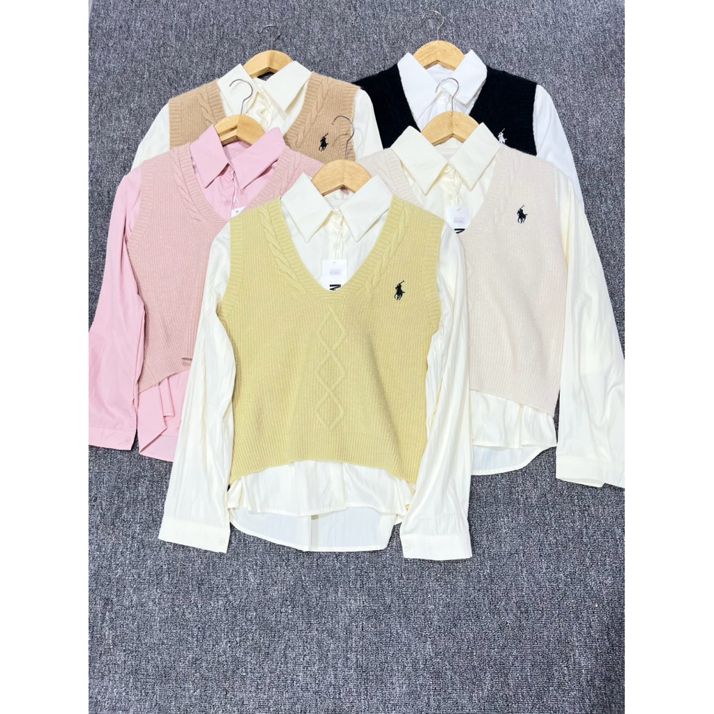 SETELAN VEST SET KNIT RAJUT WANITA | LILLYCHILI