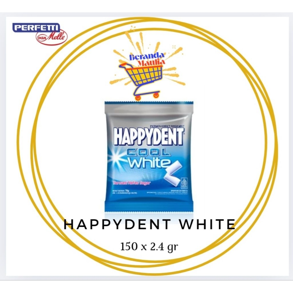

Happydent white permen karet