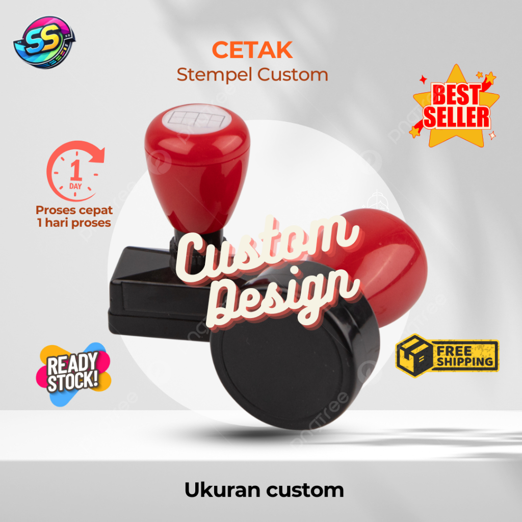 

( INSTAN ) Stempel, stempel custom, stempel nama, stampel custom, stempel murah