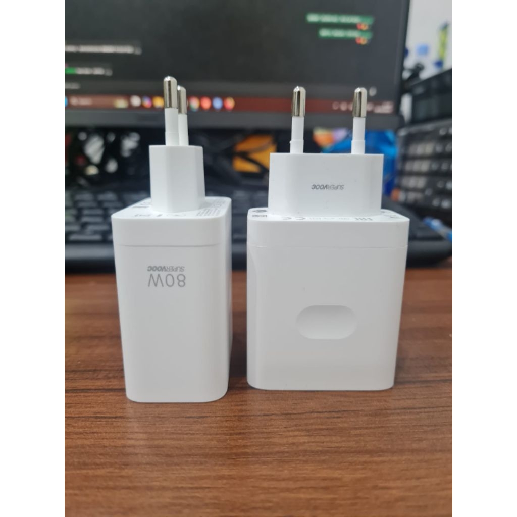 Oppo Adaptor Charger 80W SUPER VOOC Original