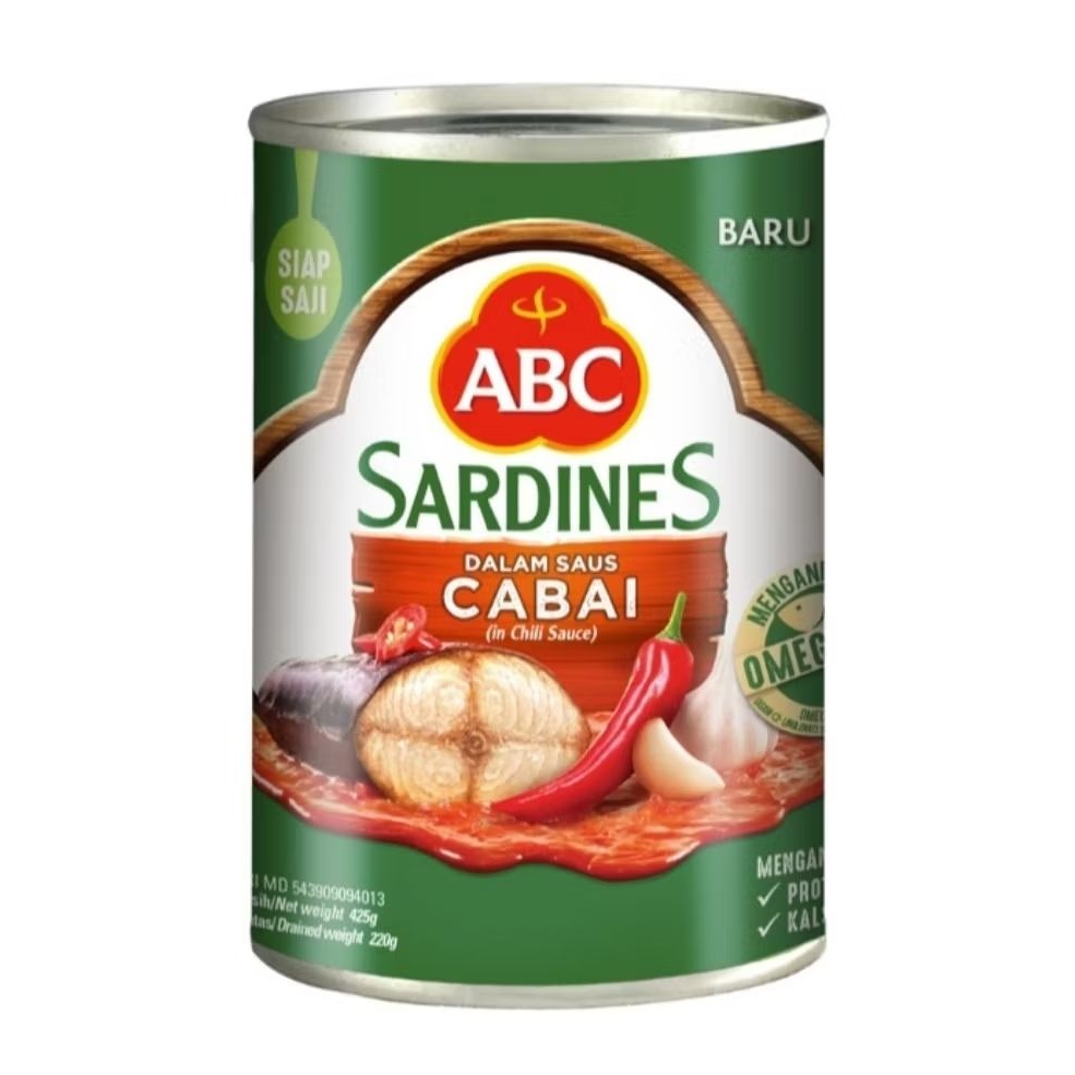 

ABC Sarden Saus Cabai 425 g