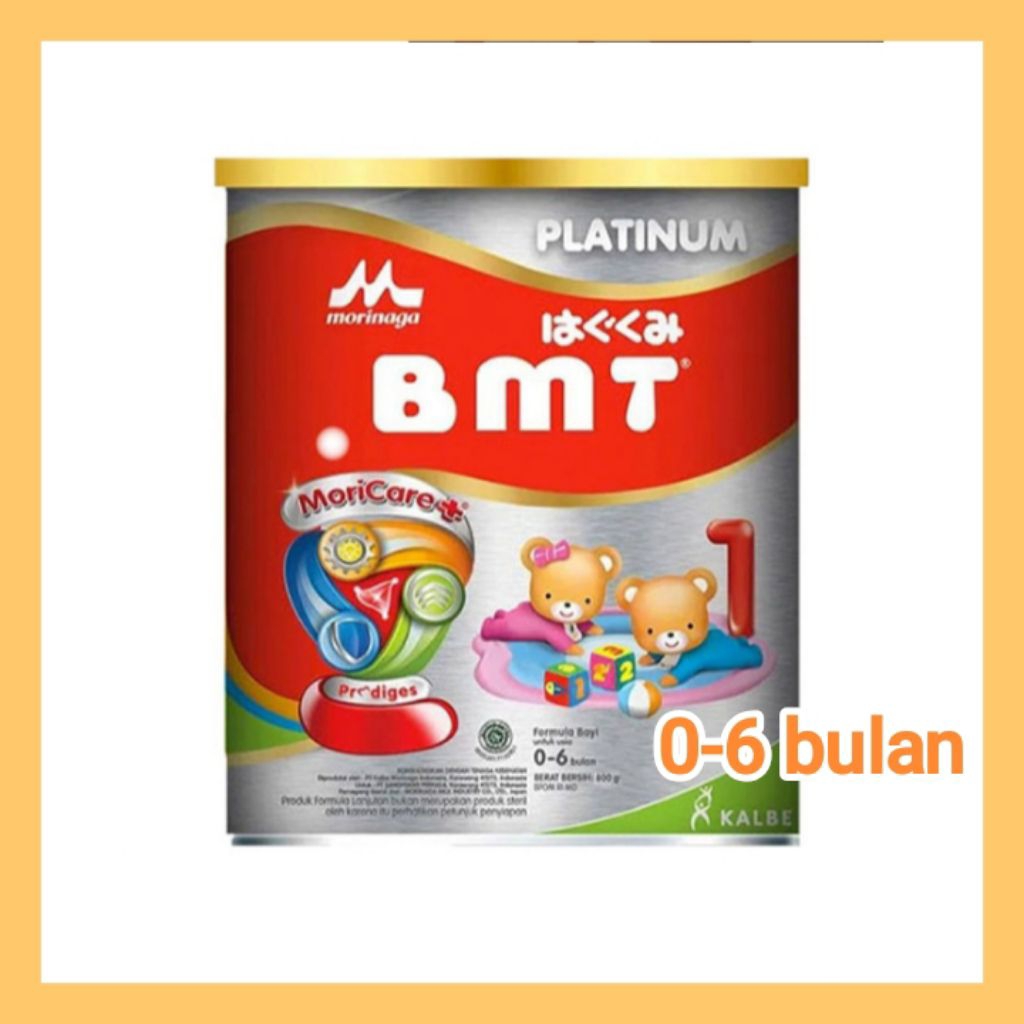 

Morinaga BMT 1 Platinum Susu Bubuk Formula Bayi 0-6 Bulan Plain 800 gr