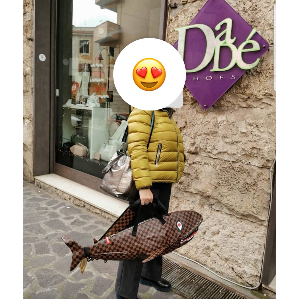 Sprayground Bag - A Shark in Paris Made in USA