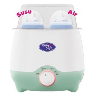 Babysafe BABY SAFE TWIN BOTTLE WARMER Baby Safe LBW01 Twin Bottle Warmer / WARMER/ PENGHANGAT ASI