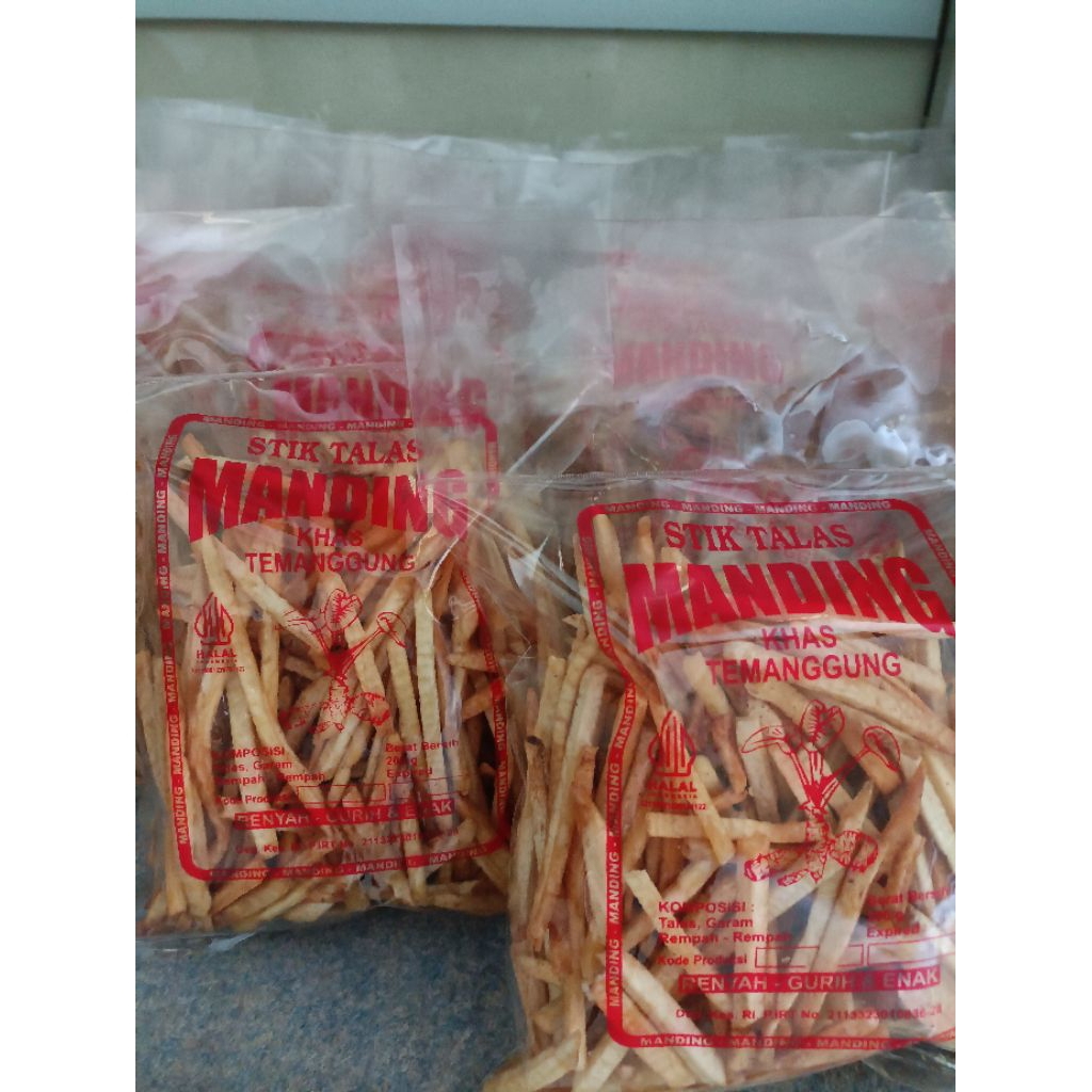 

Stik Talas | Stik kimpul | Camilan Sehat Gurih 200 gram