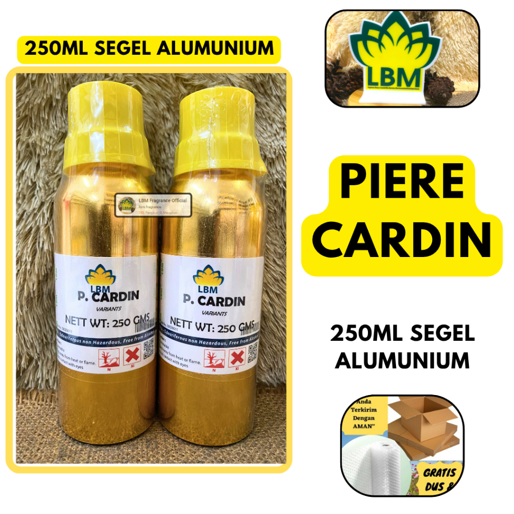 Bibit Parfum Cwe PIERE CARDIN ( 250 ML SEGEL ALUMUNIUM ) - Bibit Parfume Pierre Cardin Original LBM 