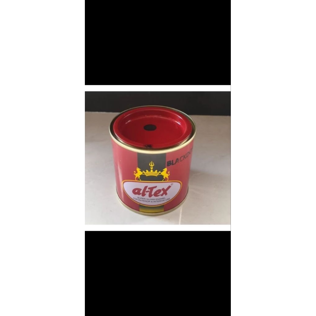 Cat kayu dan besi altex hitam dop netto 200 gram