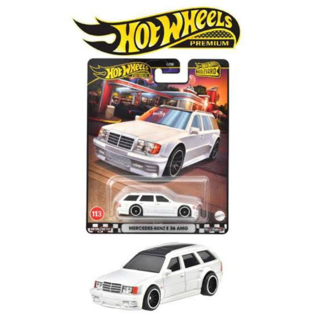 Hot Wheels Boulevard - Mercedes Benz E 36 AMG White