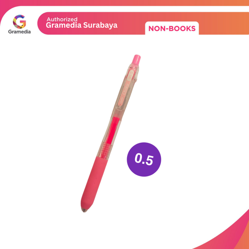 

Gramedia Surabaya NB - ESTUDEE CHIIKU GELPEN 0.5 FLUO PINK EGP-26